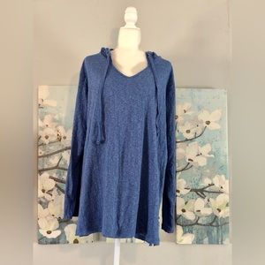 Agnes & Dora Knit Long Sleeve Hooded Pullover Sweater